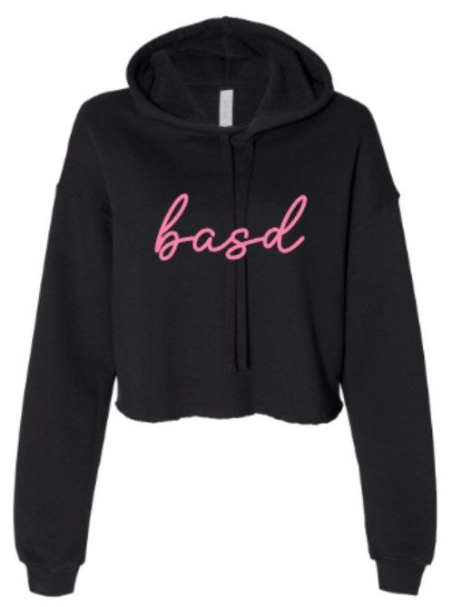 Ladies basd Bella + Canvas Cropped Hoodie (BASD)