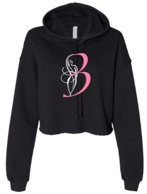 Ladies Logo Bella + Canvas Cropped Hoodie (BASD)