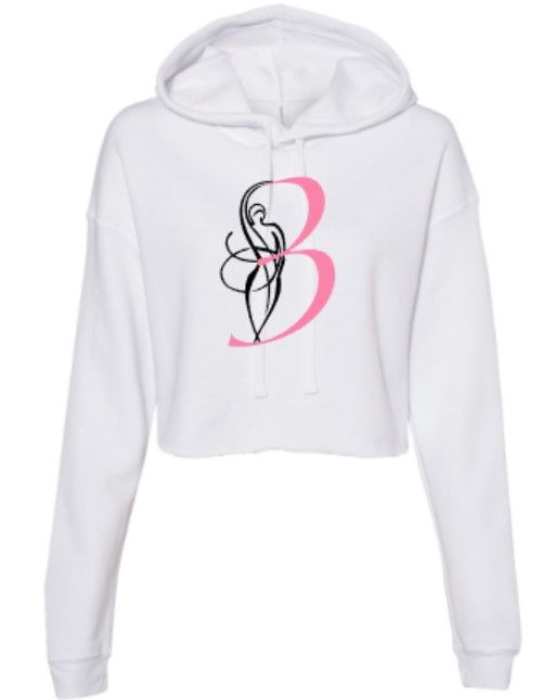 Ladies Logo Bella + Canvas Cropped Hoodie (BASD)