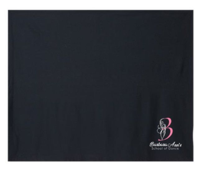 Barbara Ann Logo Heavy Blend Stadium Fleece Blanket (BASD)