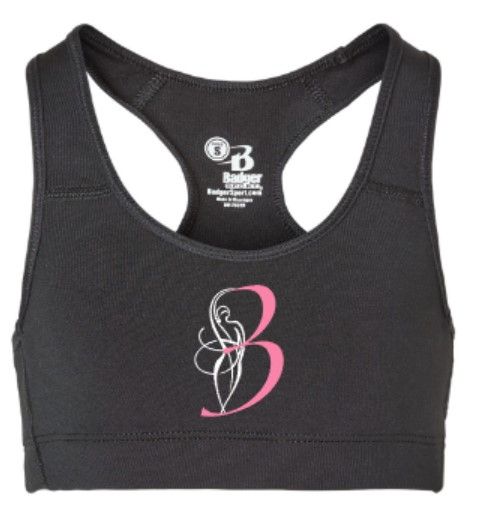Girls Logo Sports Bra (BASD)