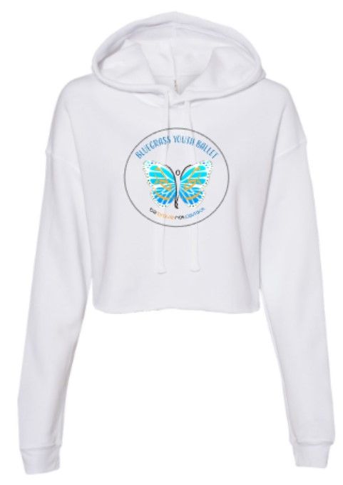 Ladies Logo Bella + Canvas Cropped Hoodie (BYB)