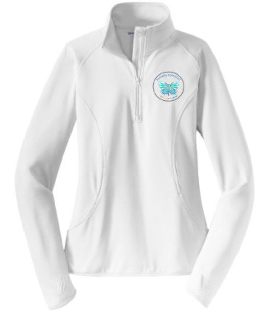Ladies Sport-Wick® Stretch 1/2-Zip Pullover with Embroidered Logo (BYB)