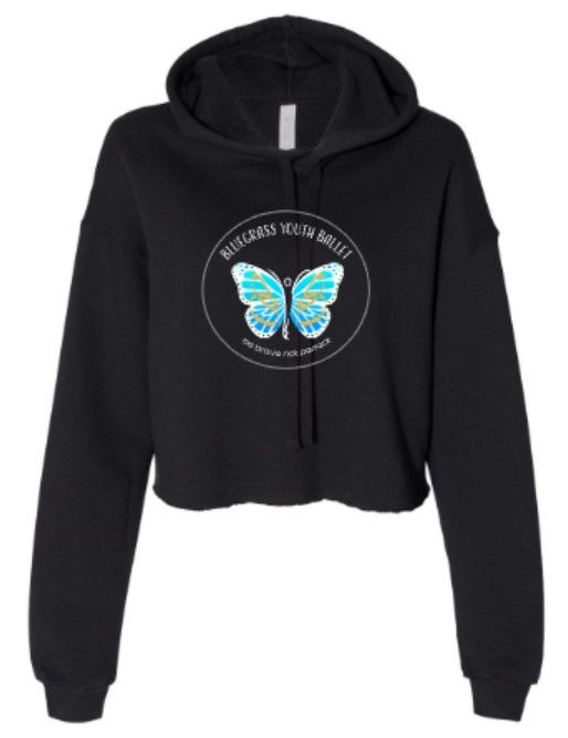 Ladies Logo Bella + Canvas Cropped Hoodie (BYB)