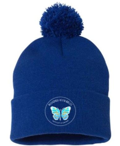 Pom-Pom Beanie with Embroidered Logo (BYB)