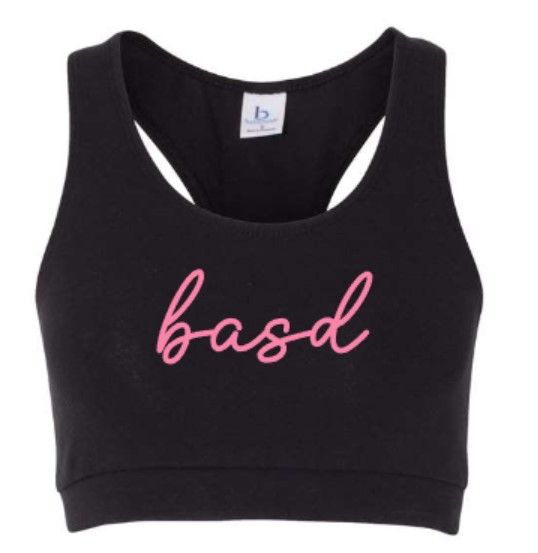 Ladies basd Black Sports Bra (BASD)