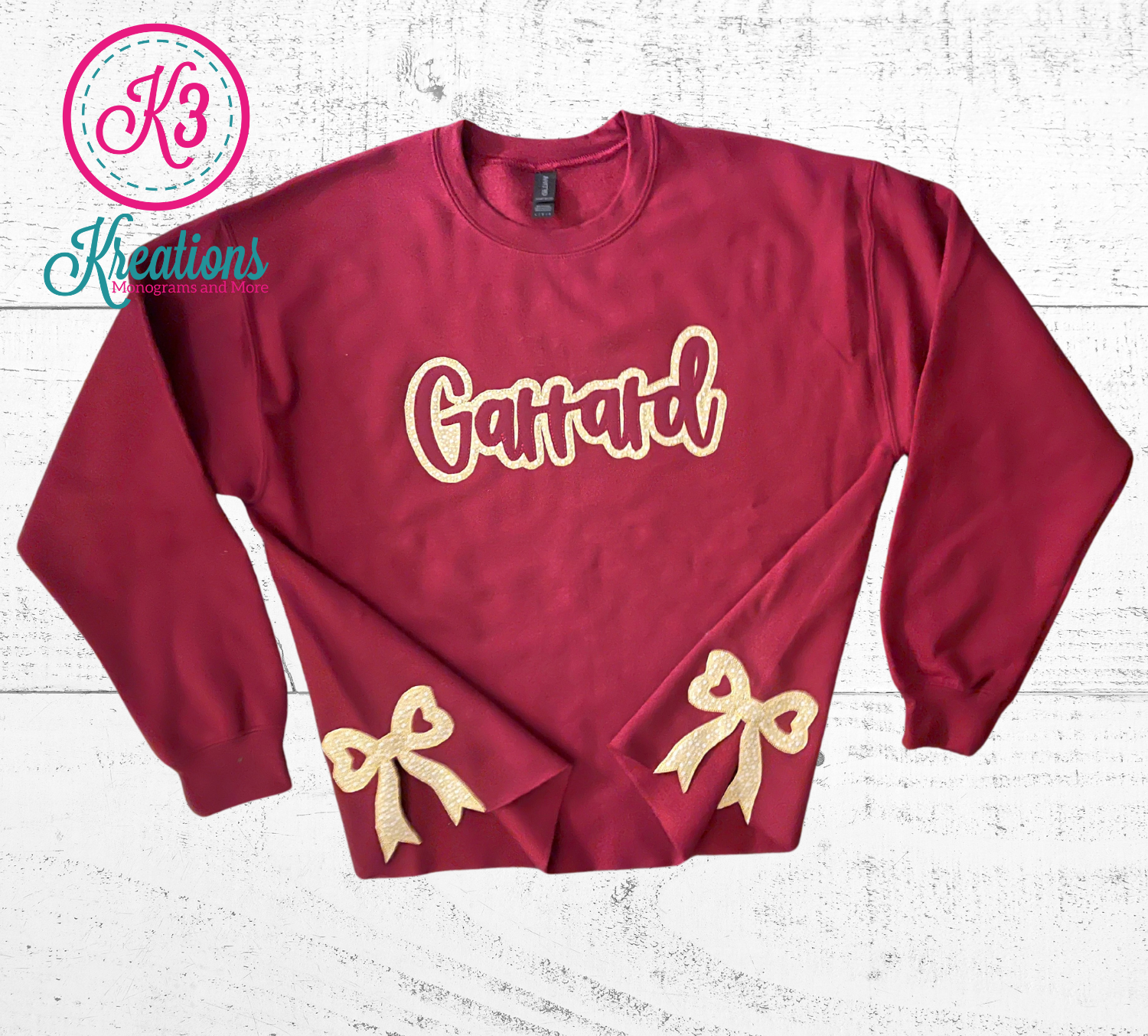 Adult Garrard Side Bow Crewneck Sweatshirt