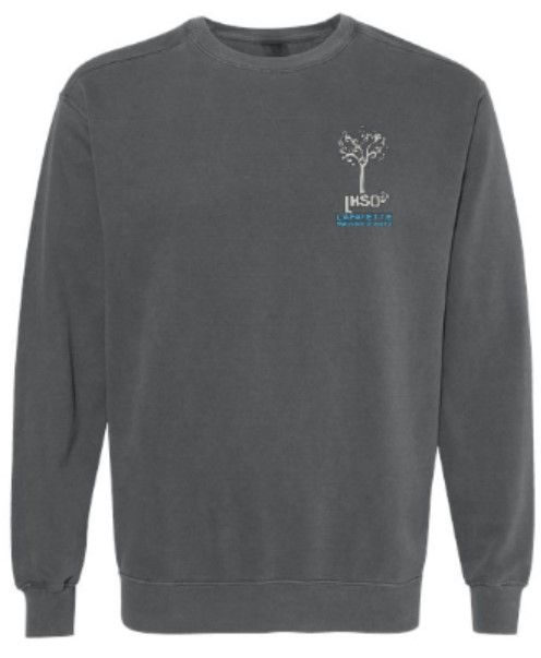 Adult Comfort Colors Garment-Dyed Sweatshirt with Embroidered Lafayette Orchestra Logo (LO)
