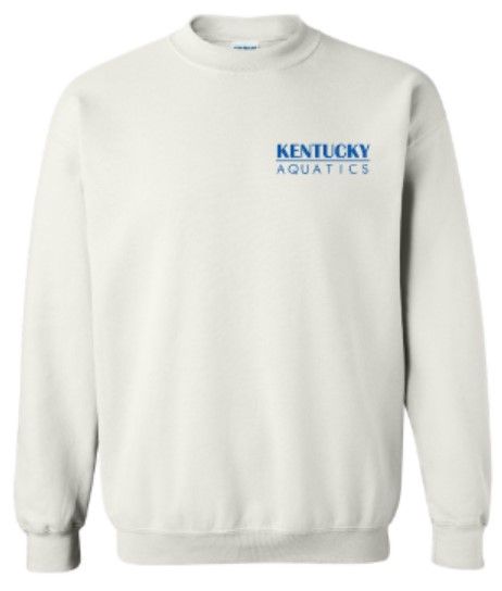 Youth or Adult Gildan Heavy Blend Sweatshirt with Embroidered Kentucky Aquatics (KA)