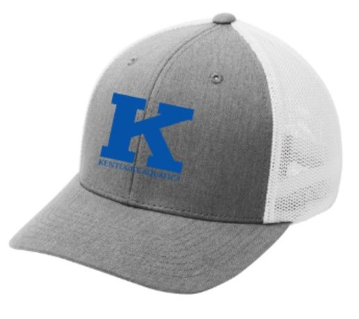 K Kentucky Aquatics Logo Port Authority® Flexfit® Mesh Back Cap (KA)