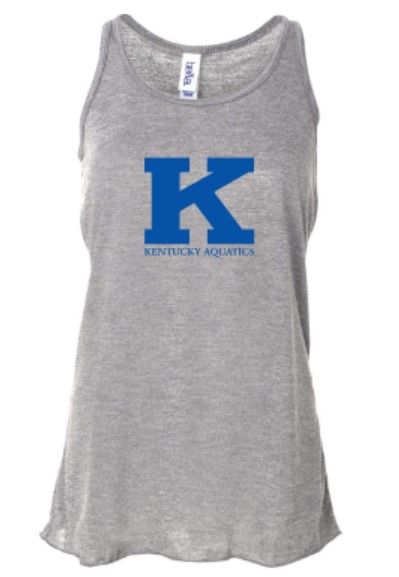 Ladies K Kentucky Aquatics Logo Flowy Racerback Tank (KA)