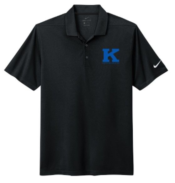 Adult Nike Dri-FIT Micro Pique 2.0 Polo with Embroidered K Kentucky Aquatics Logo (KA)