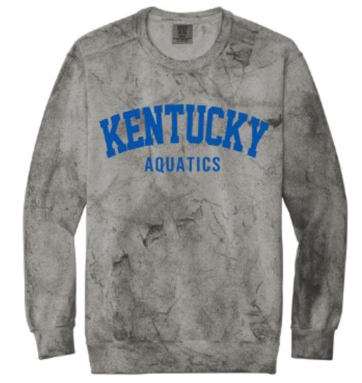 Adult Kentucky Aquatics Comfort Colors Color Blast Crewneck Sweatshirt (KA)
