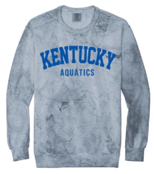 Adult Kentucky Aquatics Comfort Colors Color Blast Crewneck Sweatshirt (KA)
