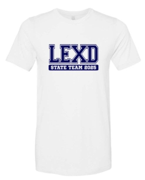 Youth or Adult LEXD State Team 2025 Bella + Canvas Short Sleeve Tee (LEXD)