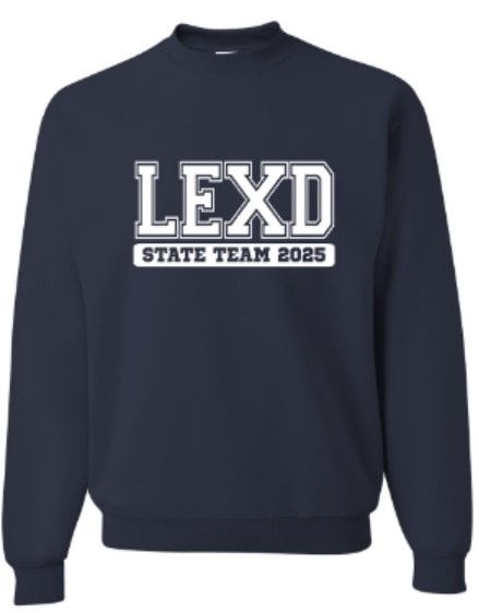 Youth LEXD State Team 2025 NuBlend® Crewneck Sweatshirt (LEXD)