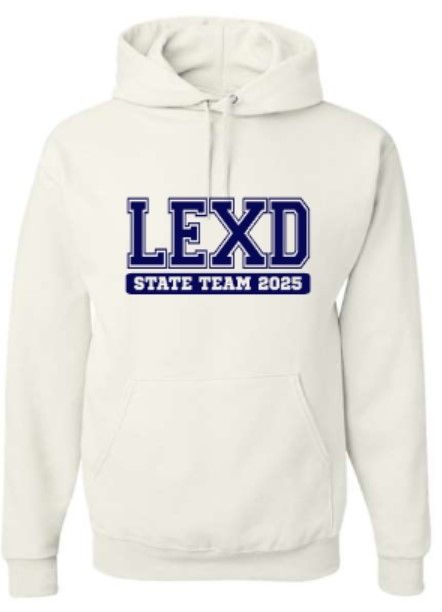 Adult LEXD State Team 2025 NuBlend® Hooded Sweatshirt (LEXD)