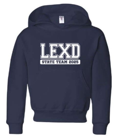 Youth LEXD State Team 2025 NuBlend® Hooded Sweatshirt (LEXD)