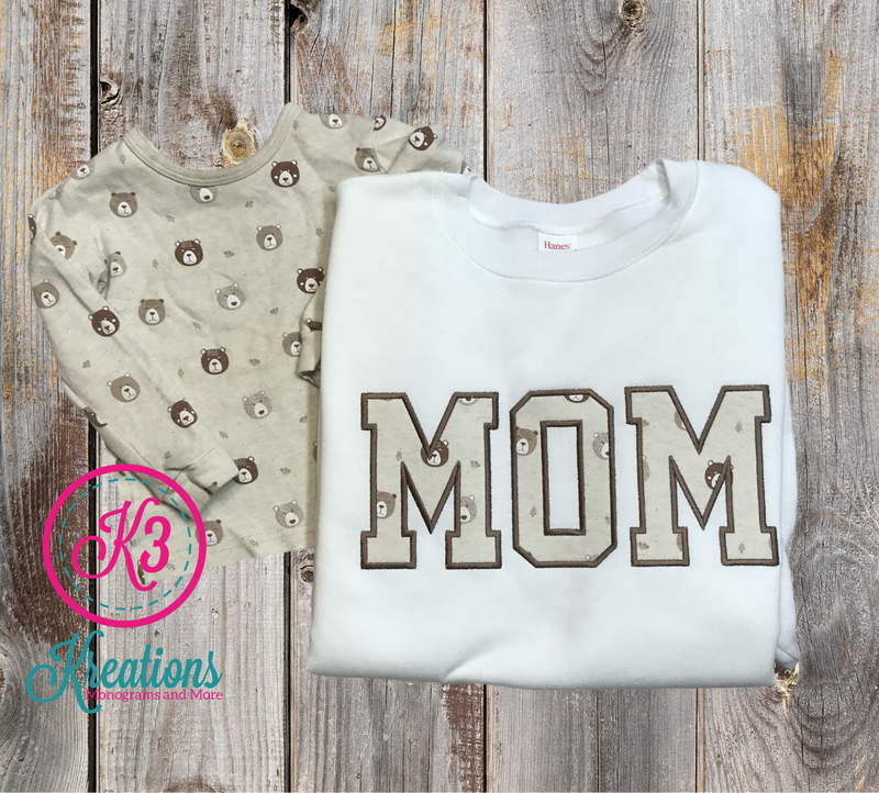 Onesie Mom Custom Crewneck Sweatshirt