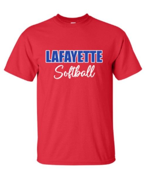 Adult LAFAYETTE Softball Short or Long Sleeve Tee (LGS)