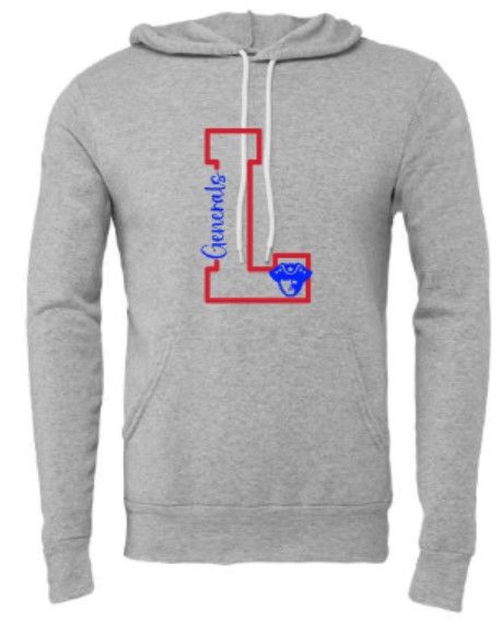 Adult L Generals Bella + Canvas® Sponge Fleece Hoodie