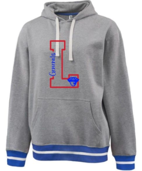 Adult L Generals Stadium Hooded Sweatshirt