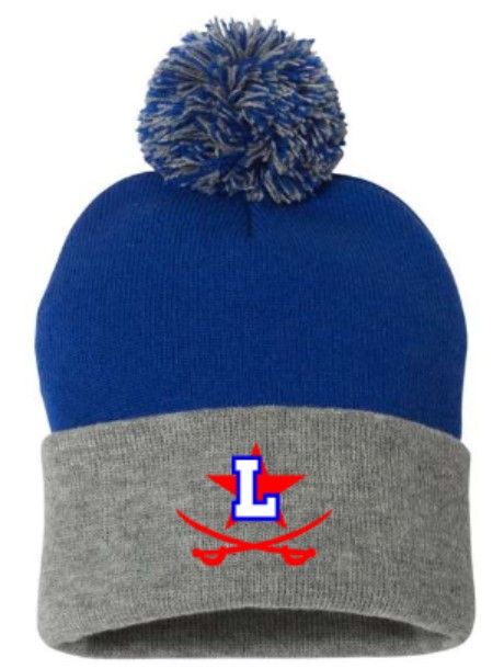 Lafayette Logo Pom-Pom Beanie (LGS)