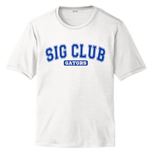 Youth, Ladies or Mens SIG CLUB GATORS Sport-Tek® PosiCharge® Competitor™ Tee (SCSD)