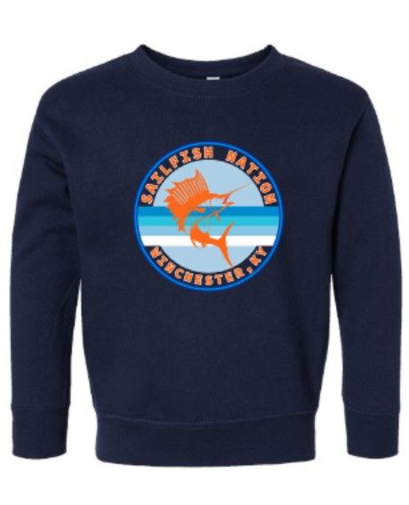 Toddler Sailfish Nation Fleece Crewneck Sweatshirt (SS)