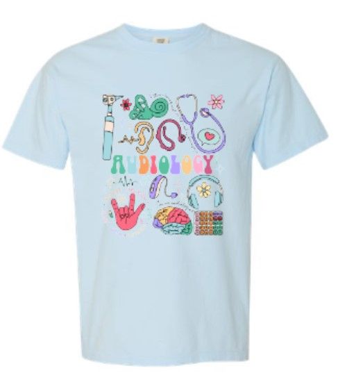 Adult Audiology Symbols Comfort Colors Garment-Dyed Heavyweight T-Shirt