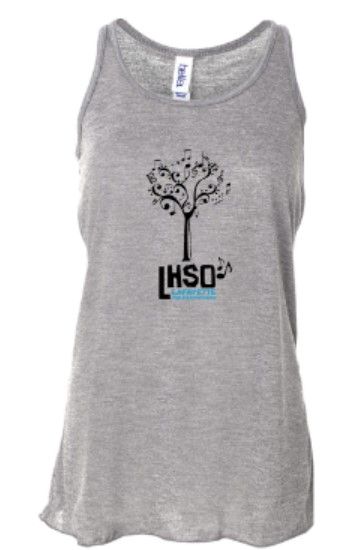 Ladies Lafayette Orchestra Bella + Canvas Flowy Racerback Tank (LO)