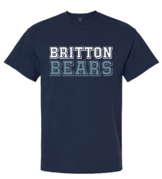 Youth Britton Bears Gildan Short or Long Sleeve T-Shirt (MEB)