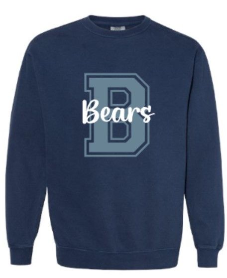 Adult B Bears Comfort Colors Garment-Dyed Sweatshirt (MEB)