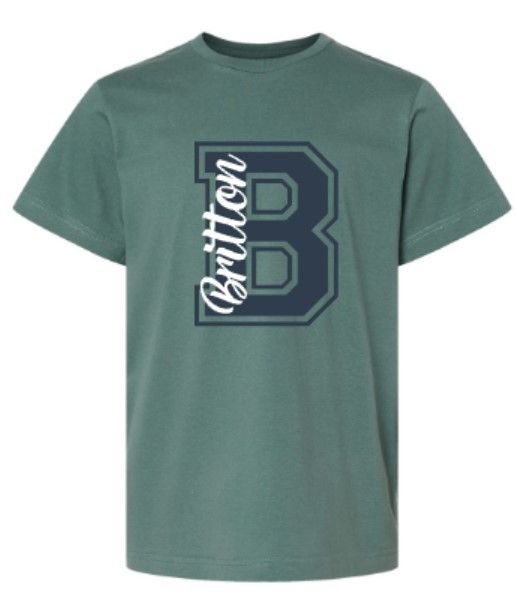 Youth B Britton LAT Fine Jersey Short Sleeve T-Shirt (MEB)