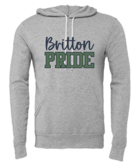 Adult Britton Pride Bella + Canvas Sponge Fleece Hooded Sweatshirt (MEB)