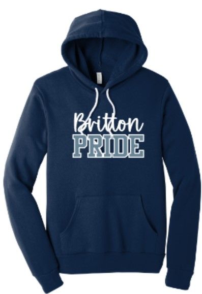 Adult Britton Pride Bella + Canvas Sponge Fleece Hooded Sweatshirt (MEB)