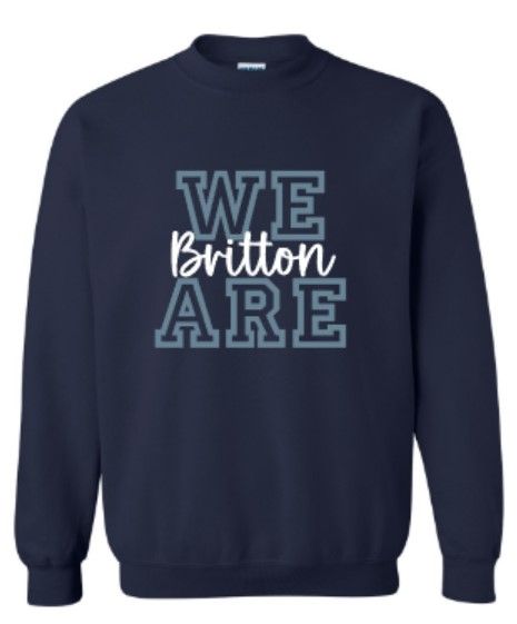 Youth or Adult We Are Britton Gildan Heavy Blend Sweatshirt (MEB)
