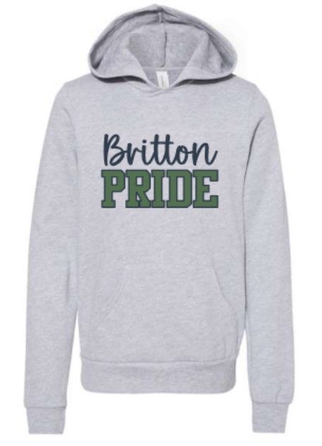 Youth Britton Pride Bella + Canvas Sponge Fleece Hooded Sweatshirt (MEB)