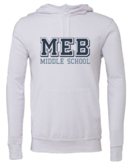 Adult MEB Middle School Bella + Canvas Sponge Fleece Hooded Sweatshirt (MEB)