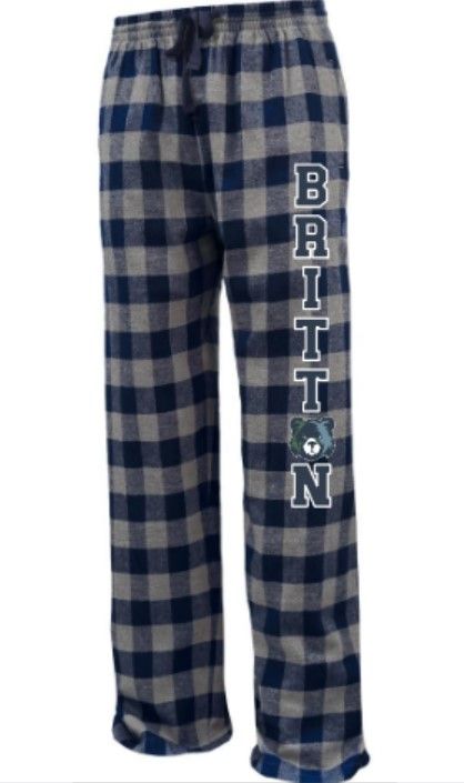 Youth or Adult Britton Flannel Pants (MEB)