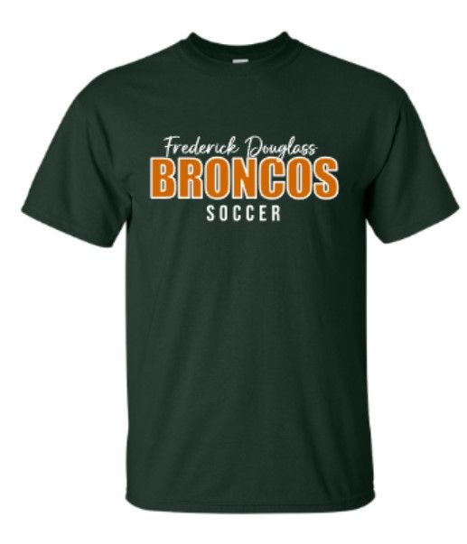 Adult Frederick Douglass Broncos Soccer Short or Long Sleeve Tee (FDGS)