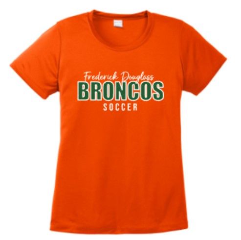 Ladies Frederick Douglass Broncos Soccer Sport-Tek Dri Fit Short Sleeve Tee (FDGS)