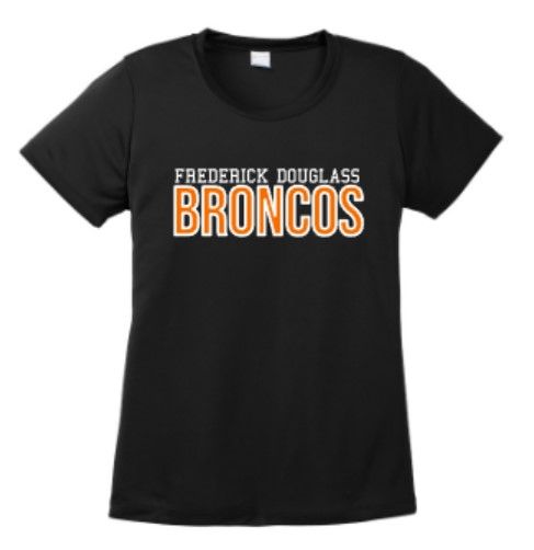Ladies Frederick Douglass Broncos Sport-Tek Dri Fit Short Sleeve Tee (FDGS)