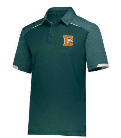 Mens Russell Legend Polo with Choice of Douglass Logo (FDGS)