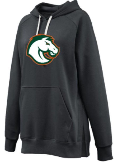 Adult Bronco Tunic Length Hoodie