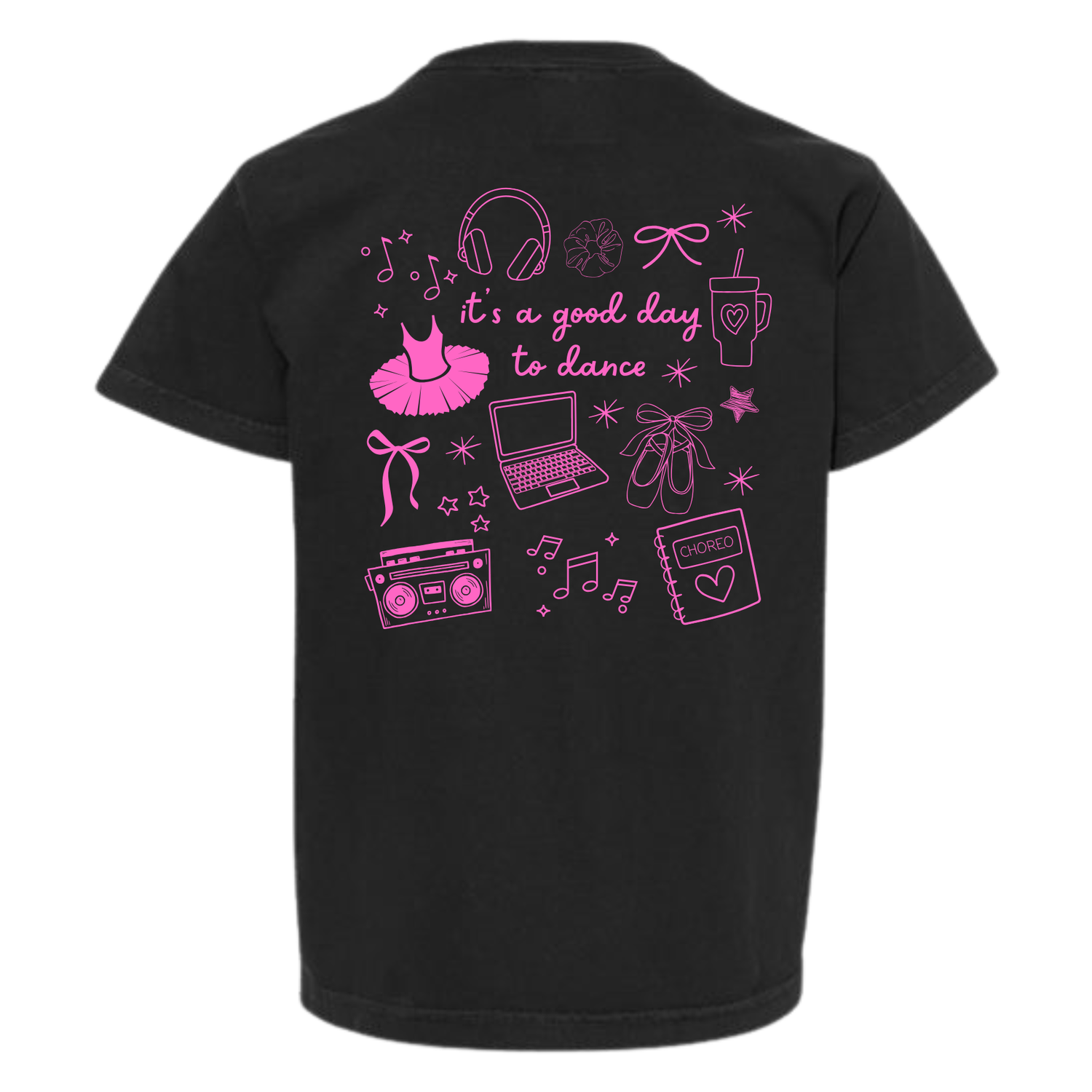 Youth or Adult It&#39;s A Good Day To Dance Comfort Colors Garment-Dyed Heavyweight Tee (LDF)