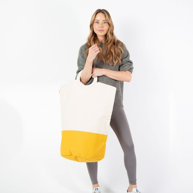 Mustard Laundry Hamper