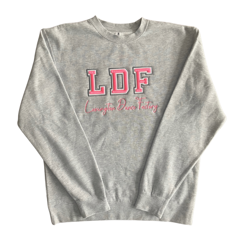 Adult LDF Puff Sport Varsity Midweight Crewneck Sweatshirt (LDF)