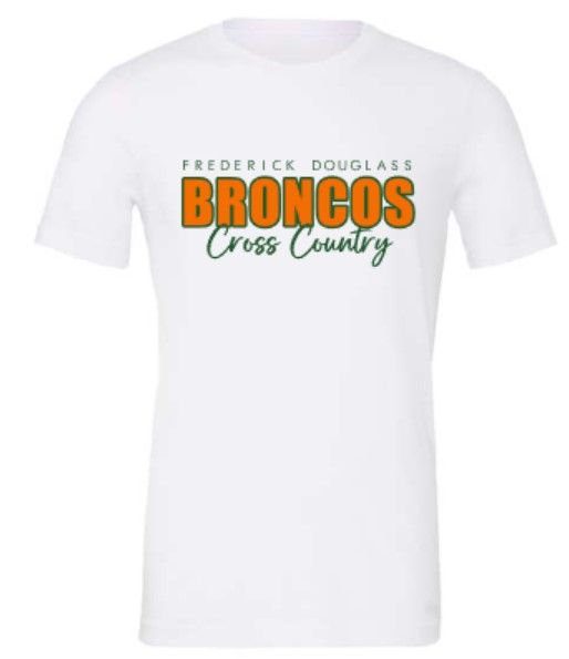 Adult Frederick Douglass Broncos Cross Country Bella + Canvas CVC Jersey Tee (FDXC)