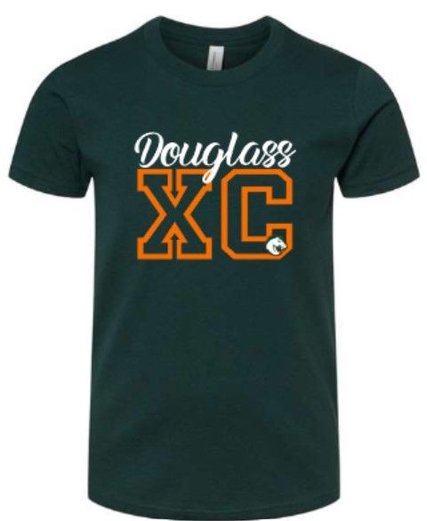 Youth or Adult Douglass XC Bella + Canvas Short Sleeve Jersey Tee (FDXC)